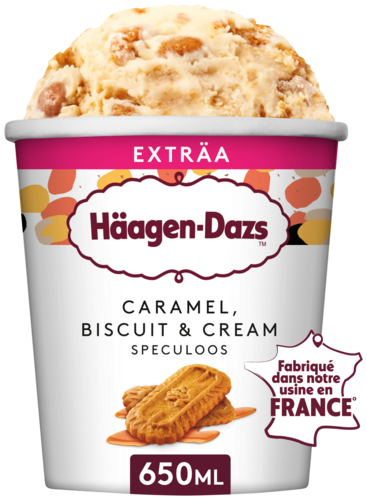 Pot de crème glacée Macadamia Nut Brittle EXTRÄA - HÄAGEN-DAZS