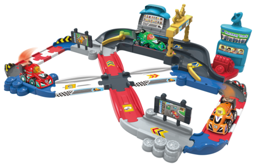 1. Maxi caserne de pompiers 2. Super circuit racing - VTECH
