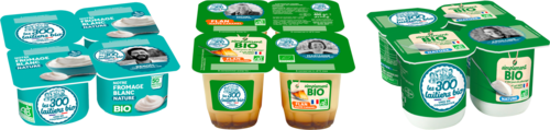 Sur les Produits Présents en Magasin de la Gamme "Les 300 Laitiers Bio"