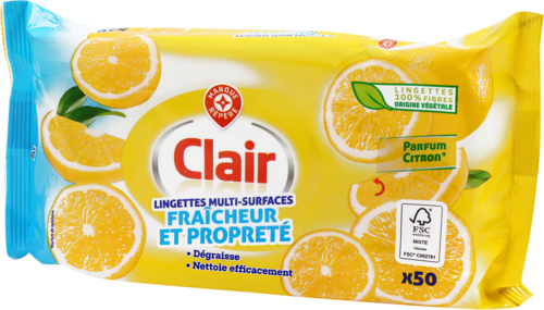 Lingettes Multi-Surfaces - Clair