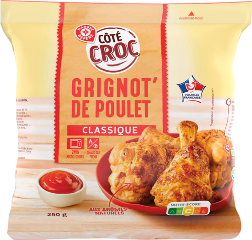 GRIGNOTTES DE POULET NATURE - CÔTÉ CROC