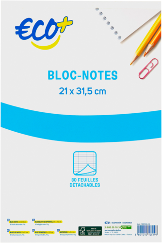 Bloc Notes - Eco+