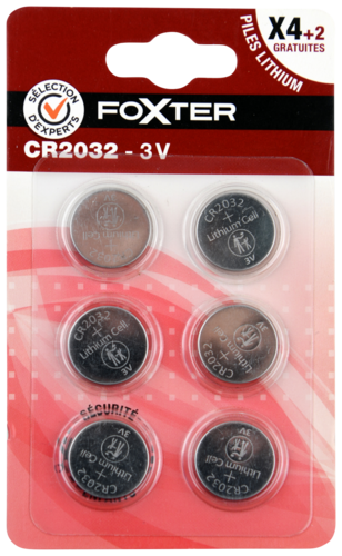 Lot de 4 Piles + 2 Offertes - Foxter