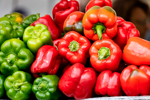 Poivron rouge ou vert