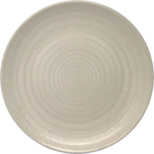 Assiette Plate "Paros" Blanche Ø27cm - Insea