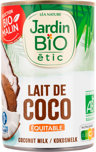 Lait de Coco Bio - Jardin Bio Étic