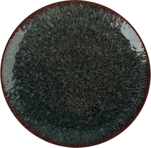 Assiette Plate "Callisto" Bleue Ø26,5 Cm - Un Jour Une Table