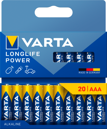 Alcalines Longlife Power Aaa X20 - Varta