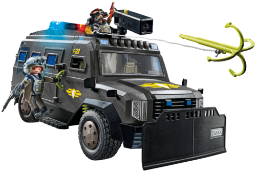 1.véhicule D'intervention des Forces Spéciales 2.tracteur Récolteur de Pommes de Terre - Playmobil
