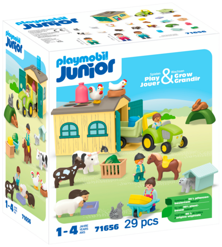 Ferme Avec Tracteur et Animaux - Playmobil