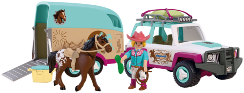 Véhicule Avec Remorque à Chevaux - Playmobil