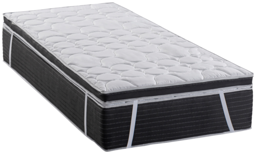 Surmatelas Roulé Avec Élastiques 90 X 190 Cm