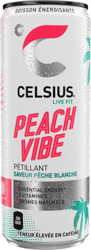 Boisson Énergisante Peach Vibe - Celsius