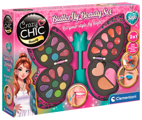1. Coffret Maquillage Papillon 2. Cool Nail Art - Clementoni
