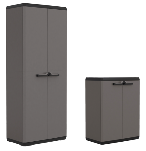Lot Armoire Haute + Basse "Piu" - Keter