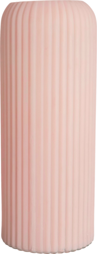 Vase Stripé Rose 20cm