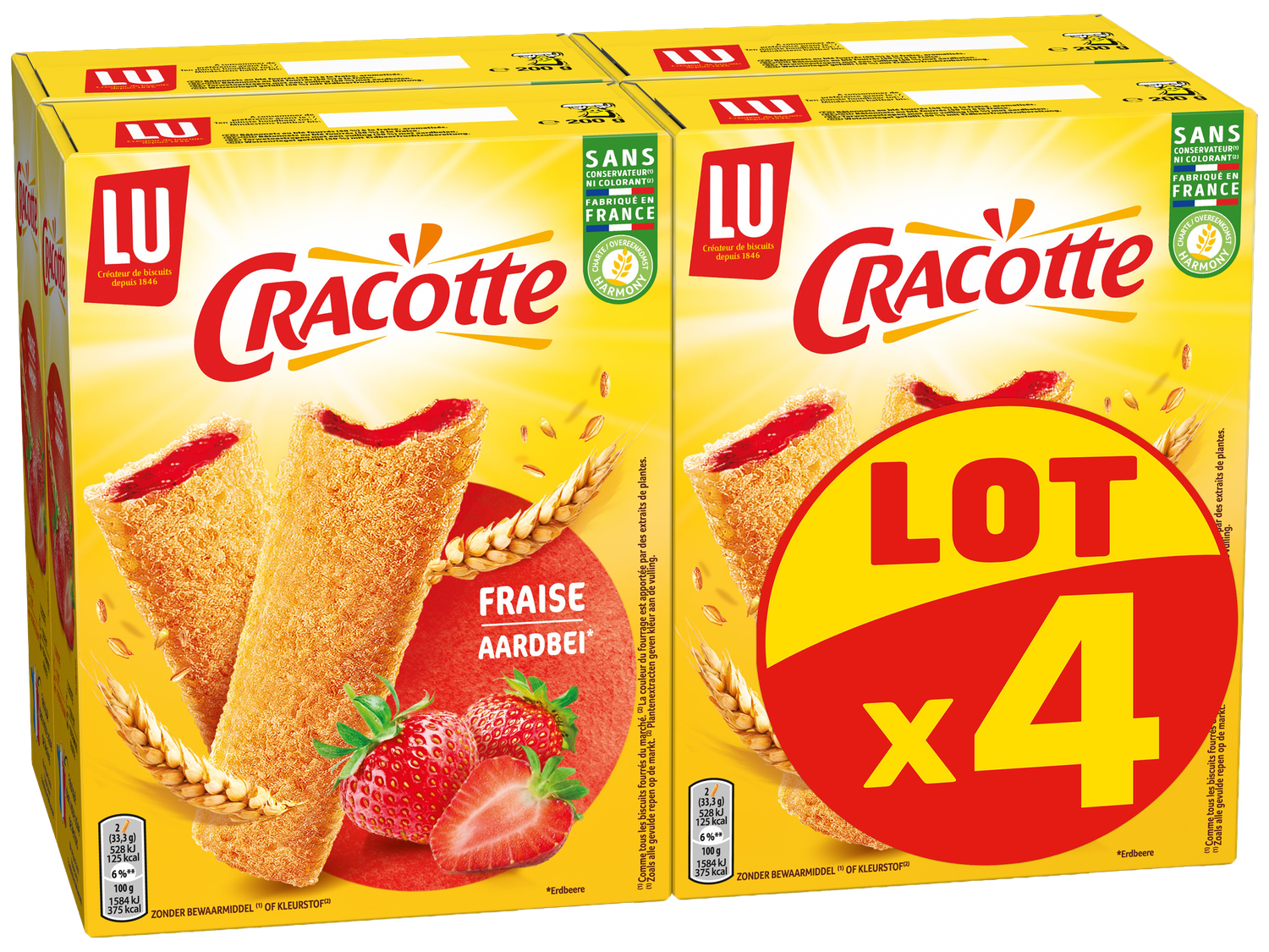 Cracotte fraise