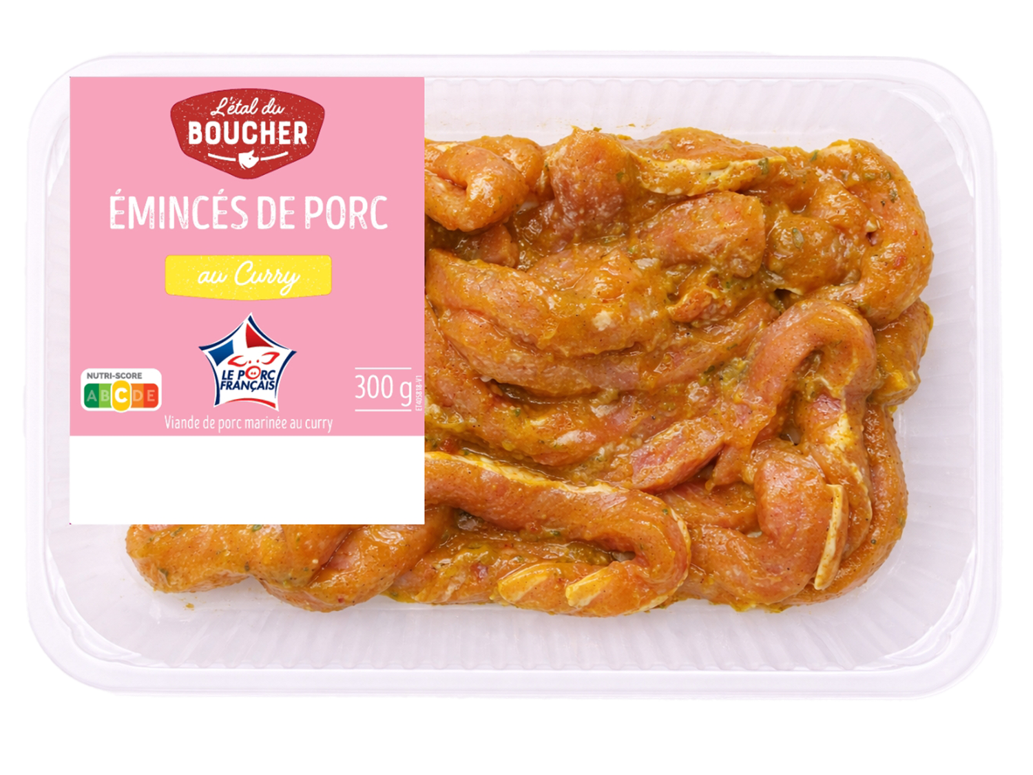 Emincés de porc au curry