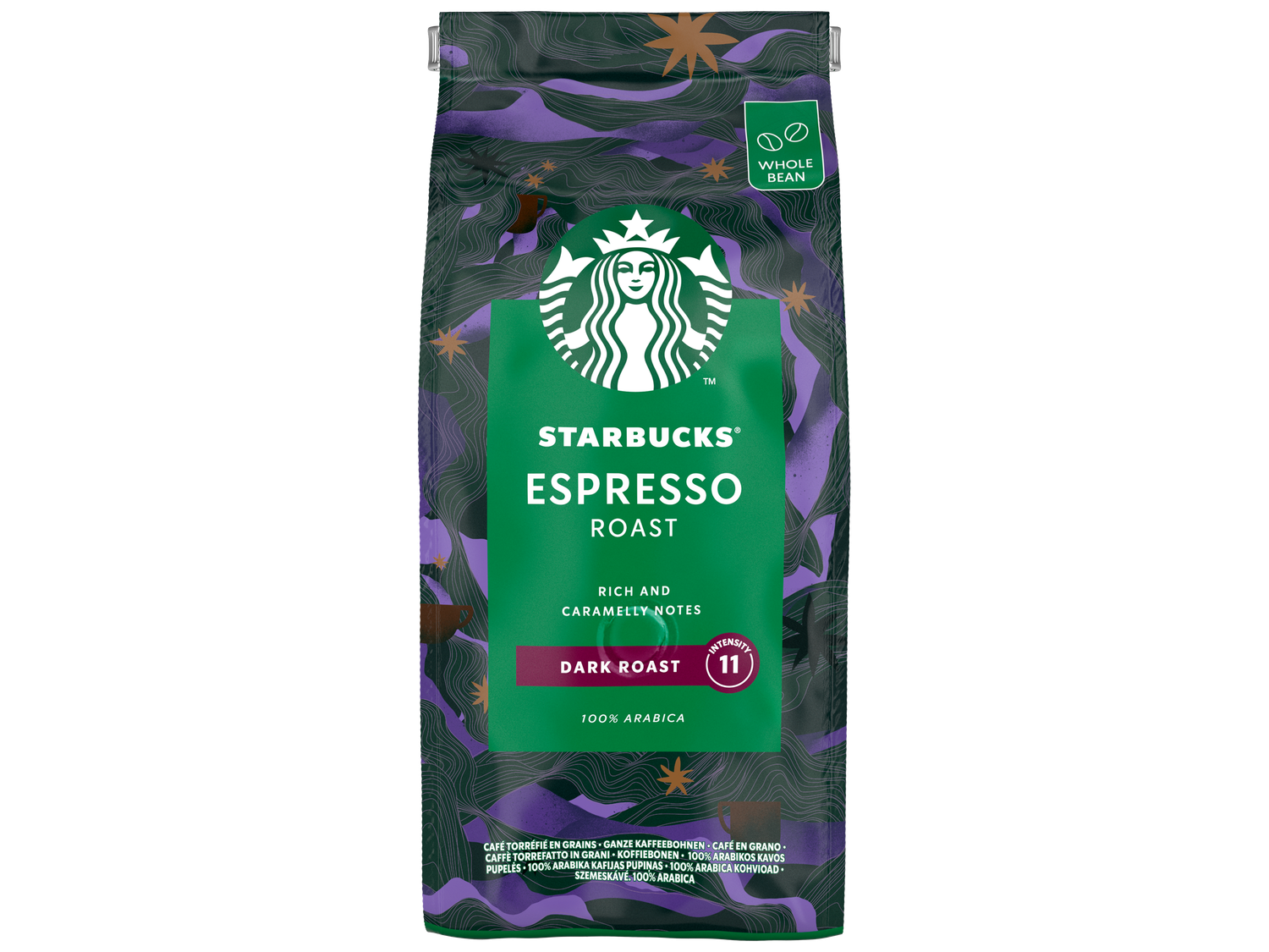 Café grains espresso dark roast