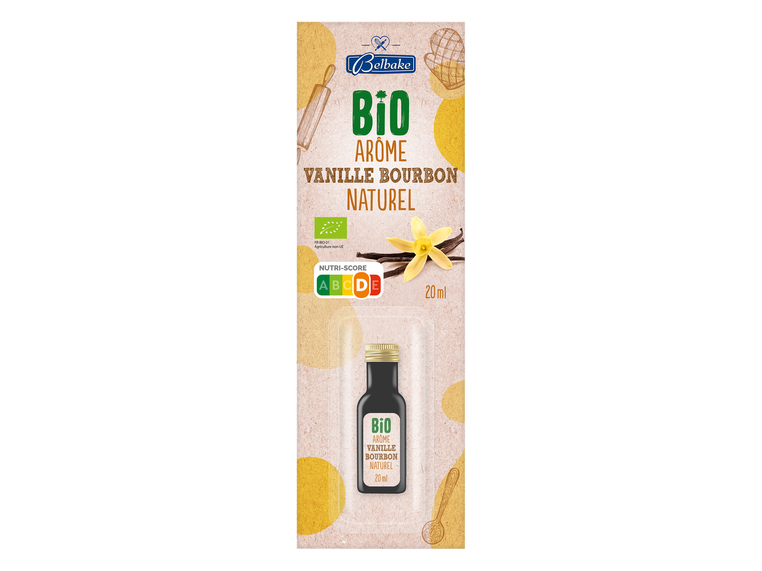 Arôme vanille bourbon naturel Bio