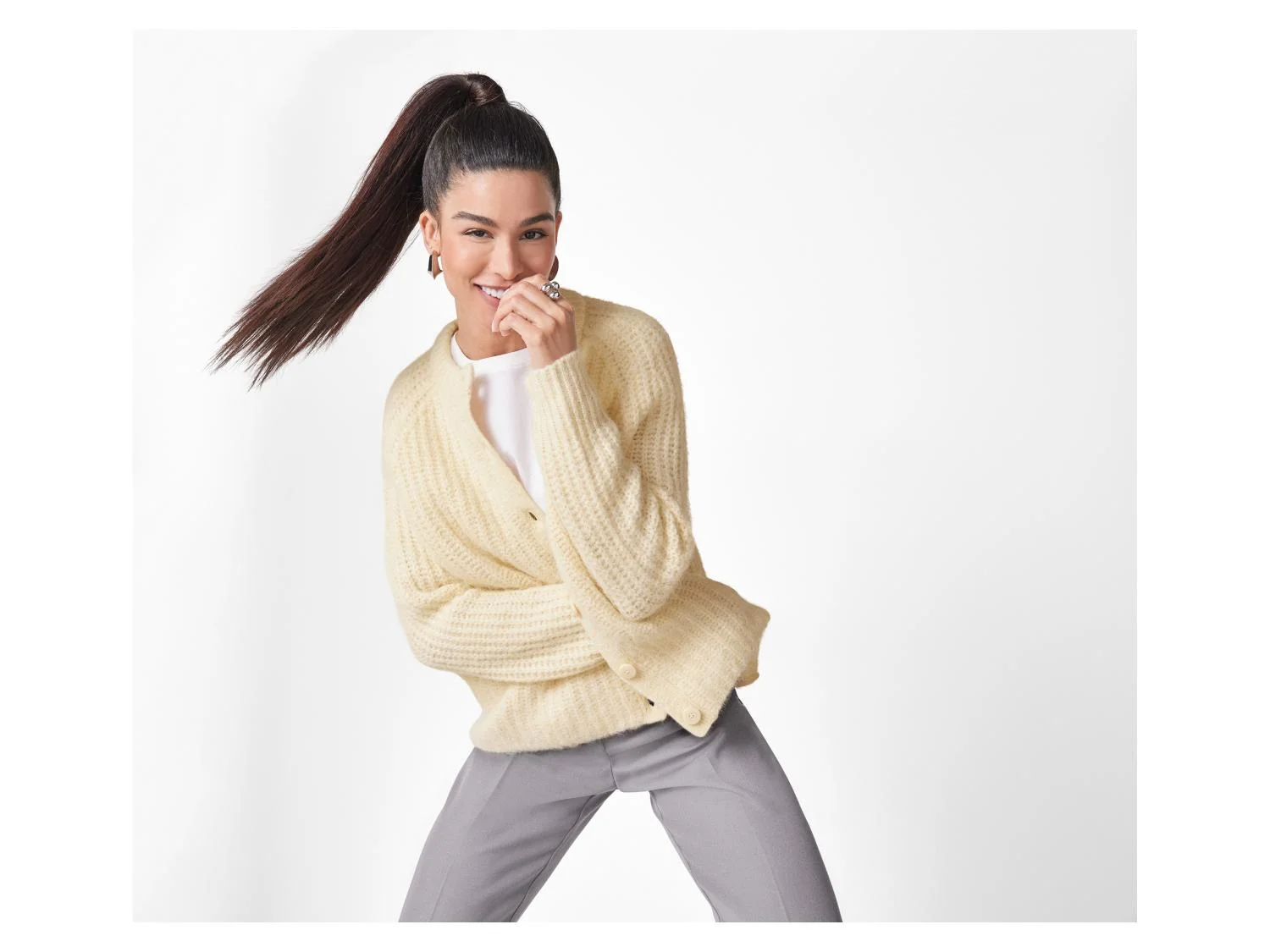 Cardigan en maille femme