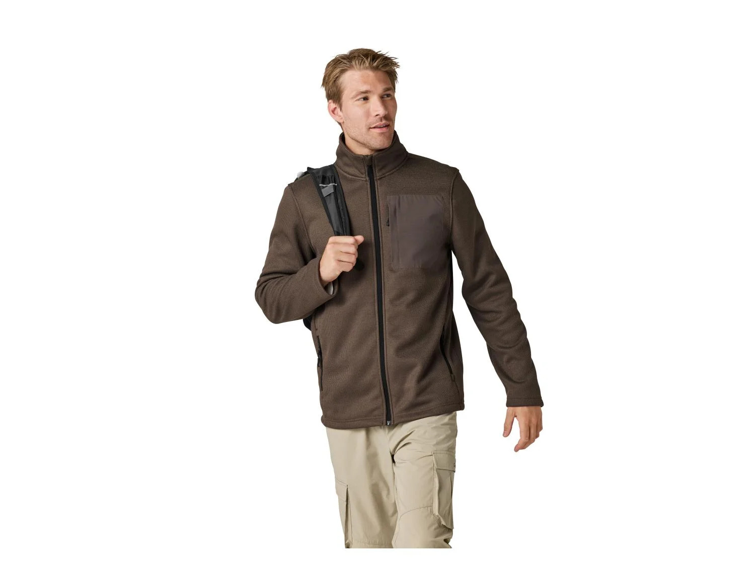 Veste polaire zippée homme