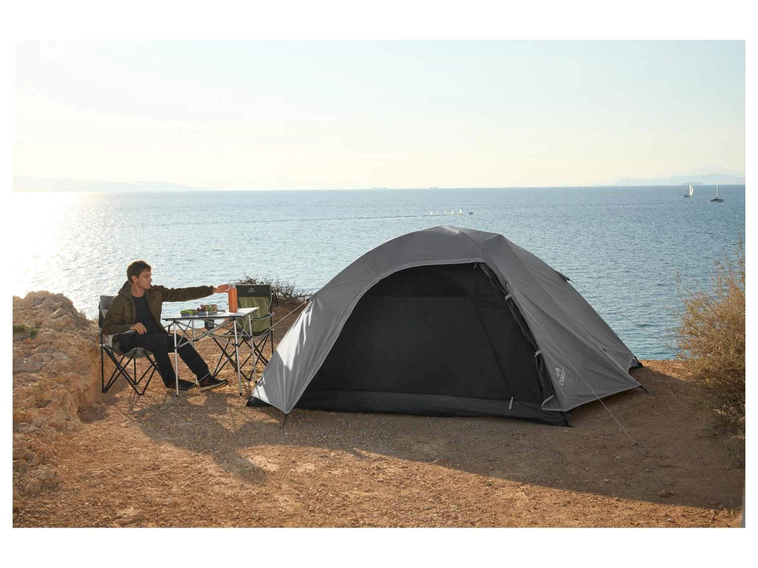 Table de camping en aluminium