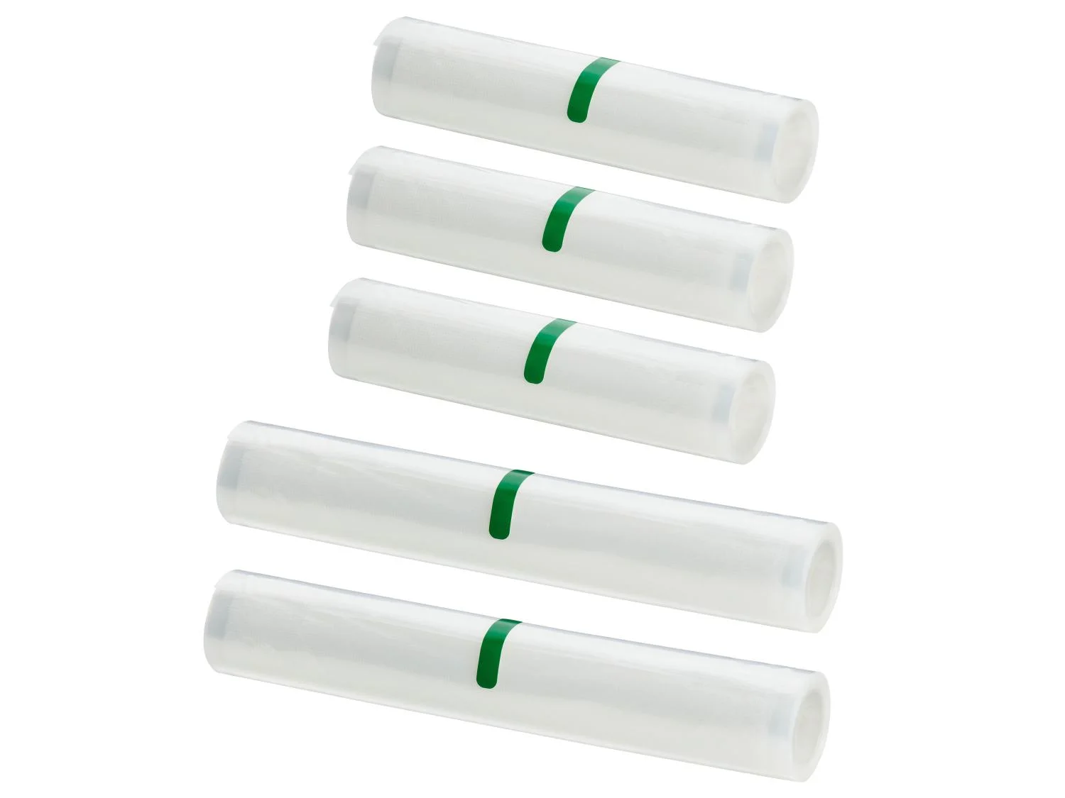 Lot de 5 rouleaux de film pour appareil de mise sous vide, 20 et 28 cm