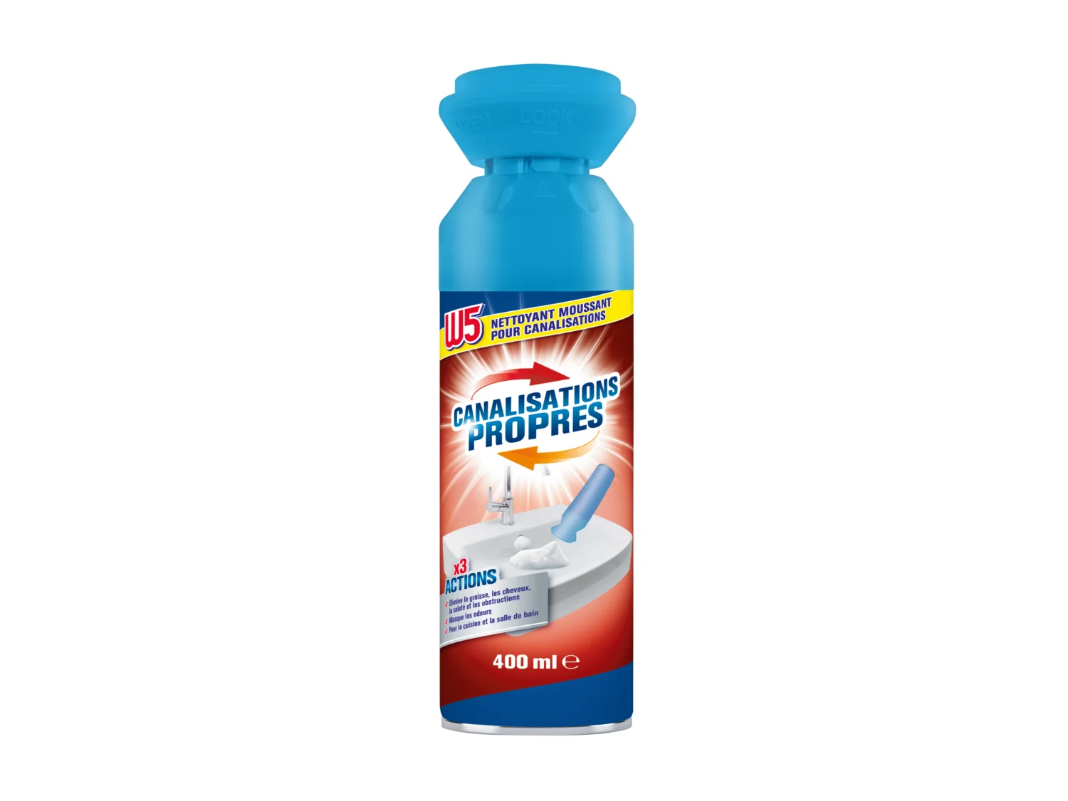 Mousse nettoyant canalisattion