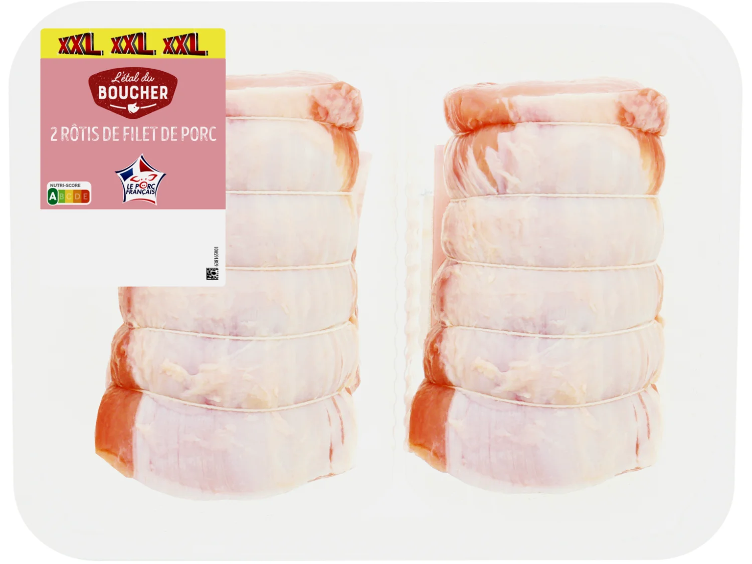 2 Rôtis de filet de porc