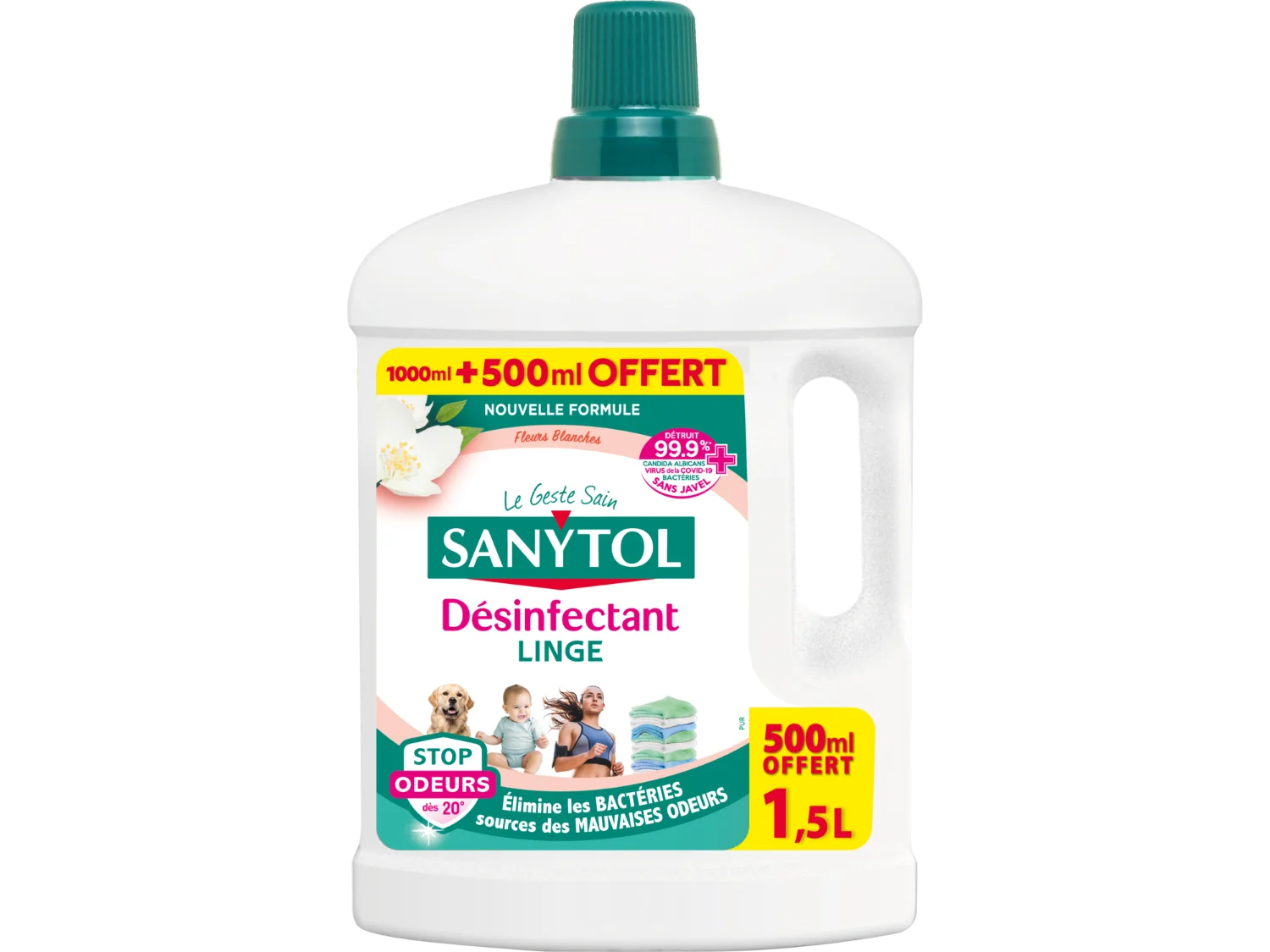 Sanytol désinfectant linge fleurs