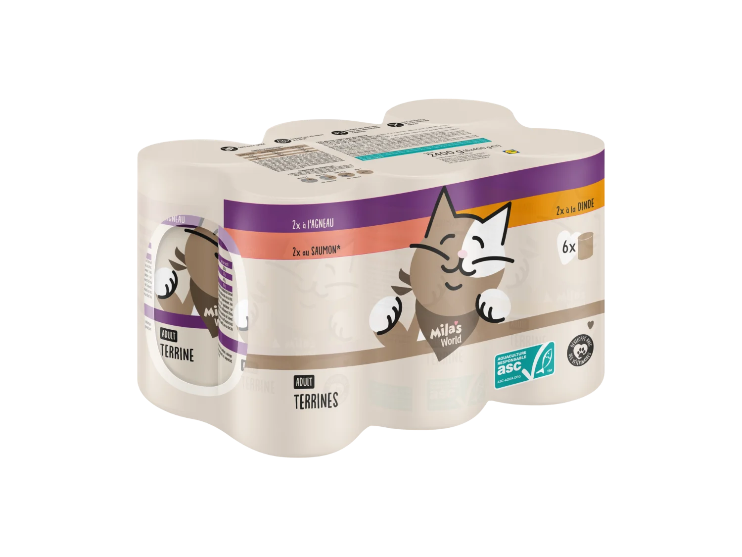 Terrine pour chat