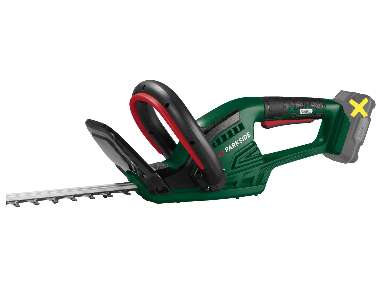 Taille-haies sans fil 50,5 cm + Batterie + Chargeur rapide, 20 V