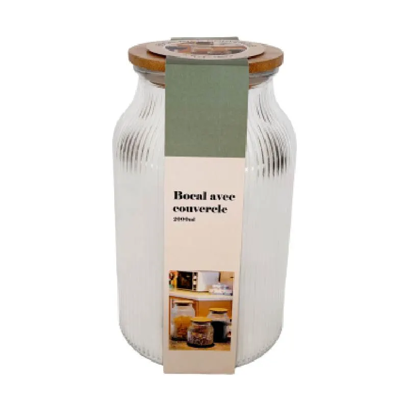 Bocal de conservation en verre 2000 ml