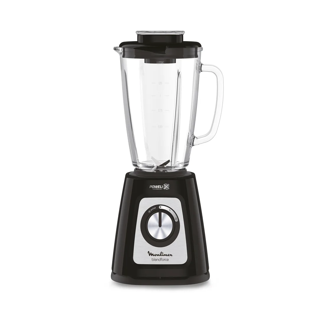 Blender - Moulinex - Blendforce - 800 W - Bol en verre 1,75 L - 6 lames POWELIX