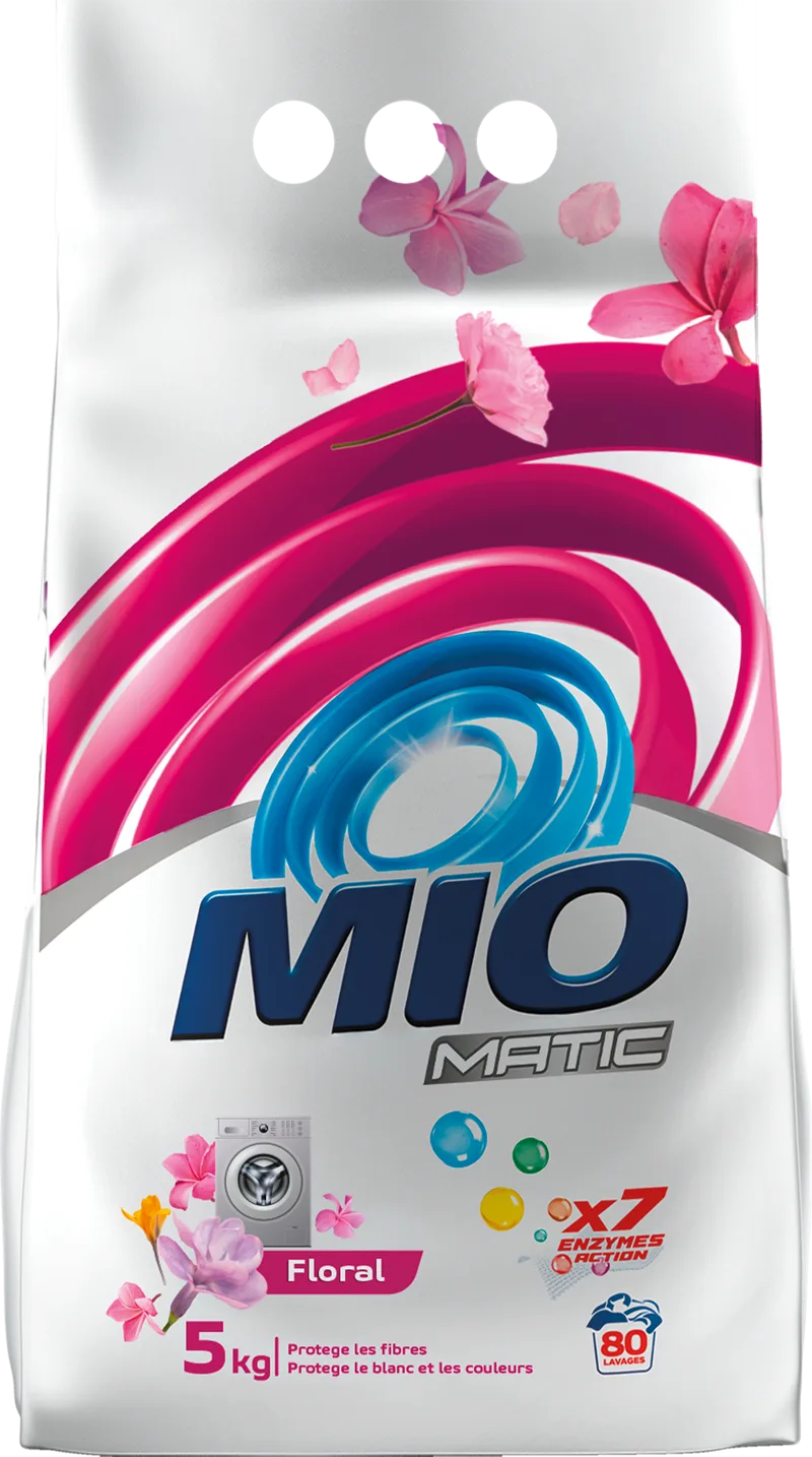 Lessive en poudre matic floral 5Kg - MIO