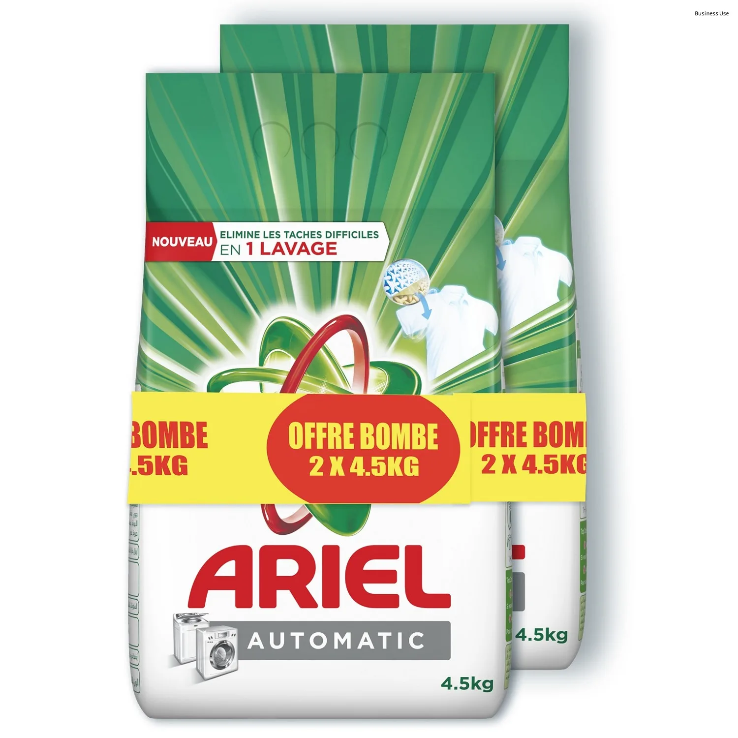 Lessive en poudre Matic Original 2x4,5Kg - ARIEL