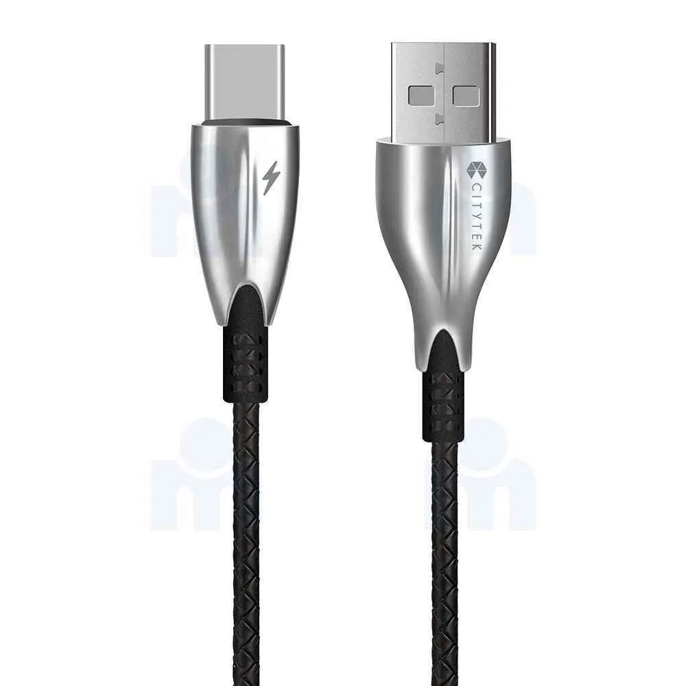 Câble type.C data 3A 1M nylon MF109067 - CITYTEK