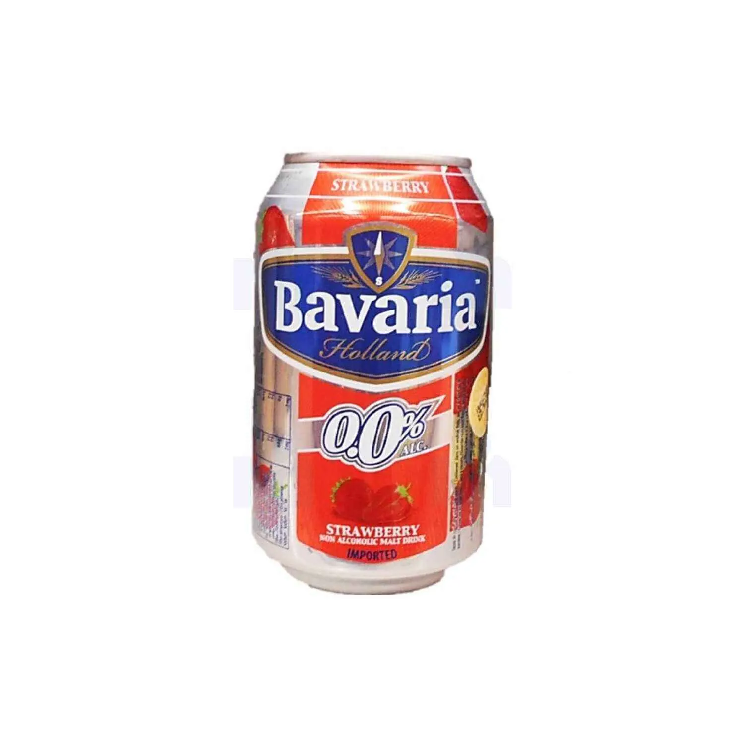 Bavaria saveur fraise sans alcool canette 33cl