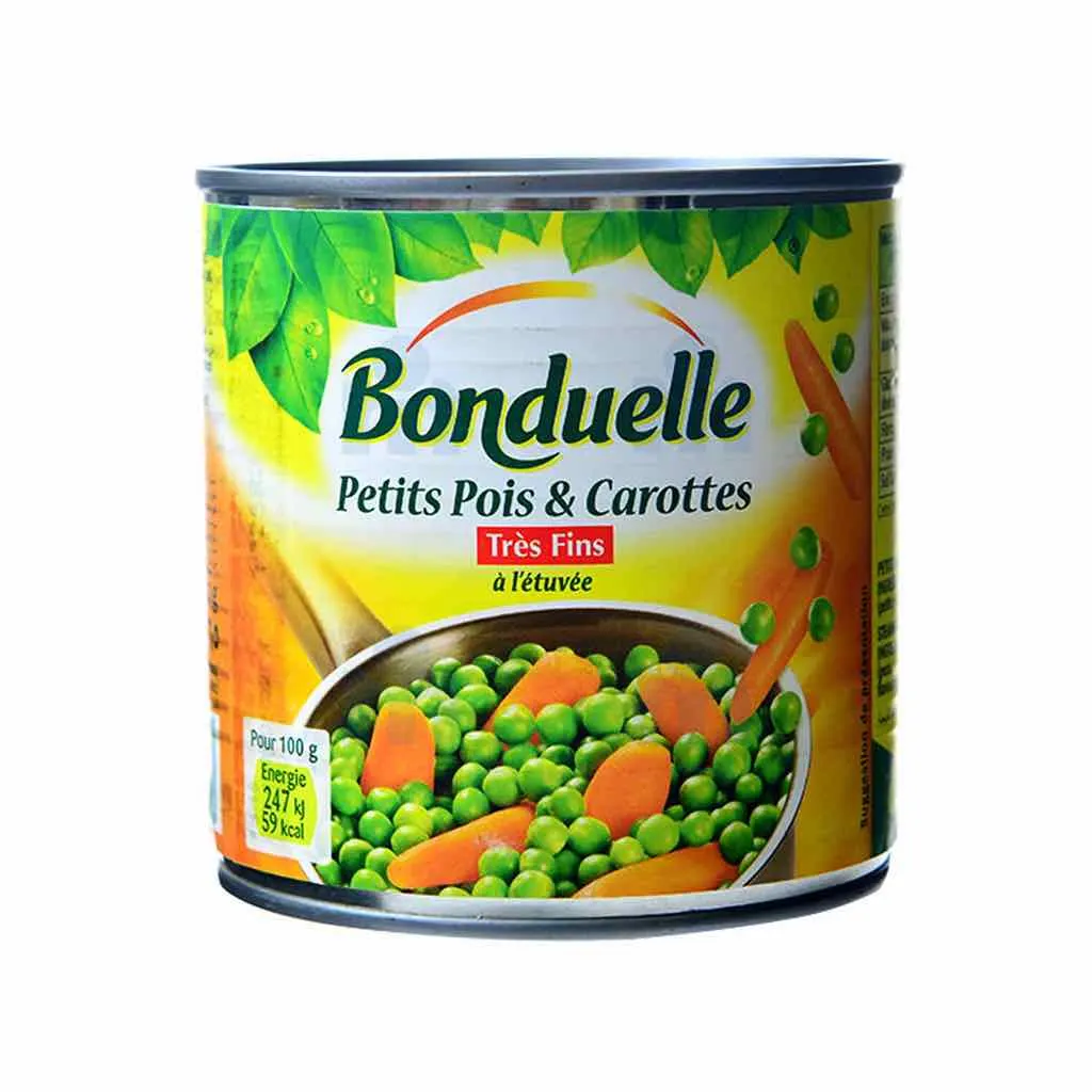 Petits pois et carottes 400g - BONDUELLE