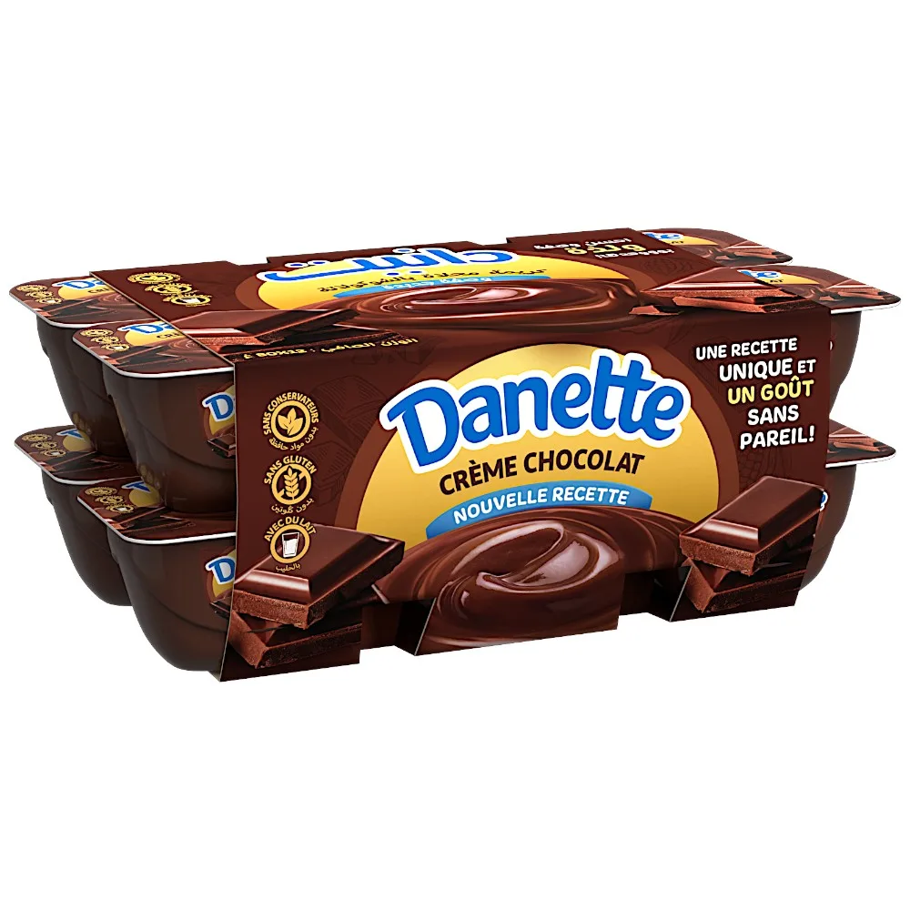 Crème dessert chocolat 12x80g - DANETTE