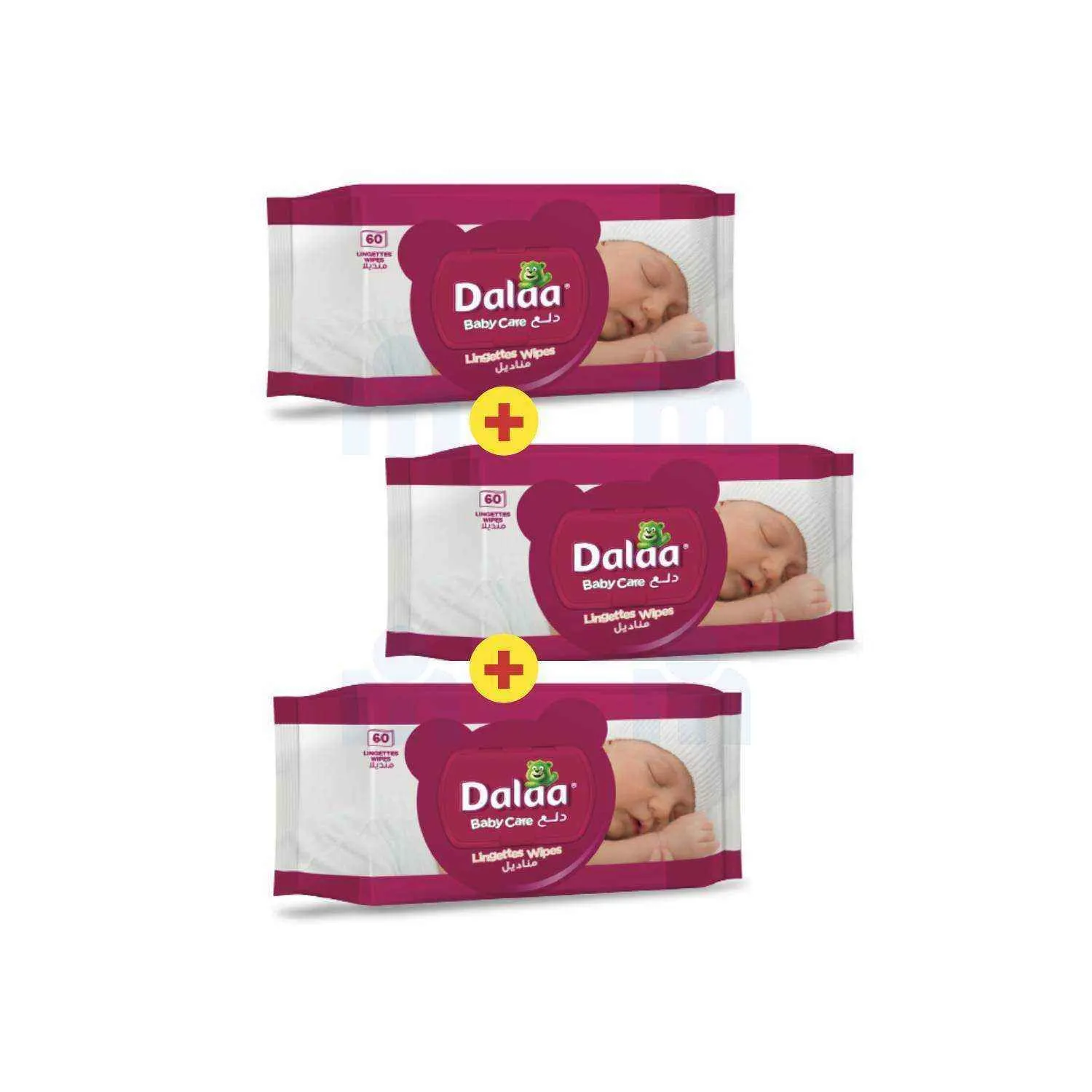 Lingettes 3 x60 unités - DALAA