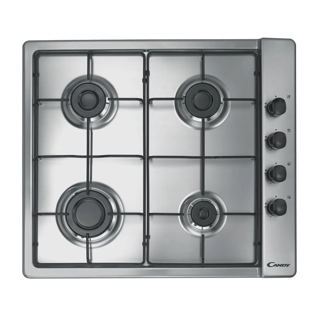 Plaque de cuisson à gaz CLG 64 PXMC/CHW60LX 60cm - CANDY