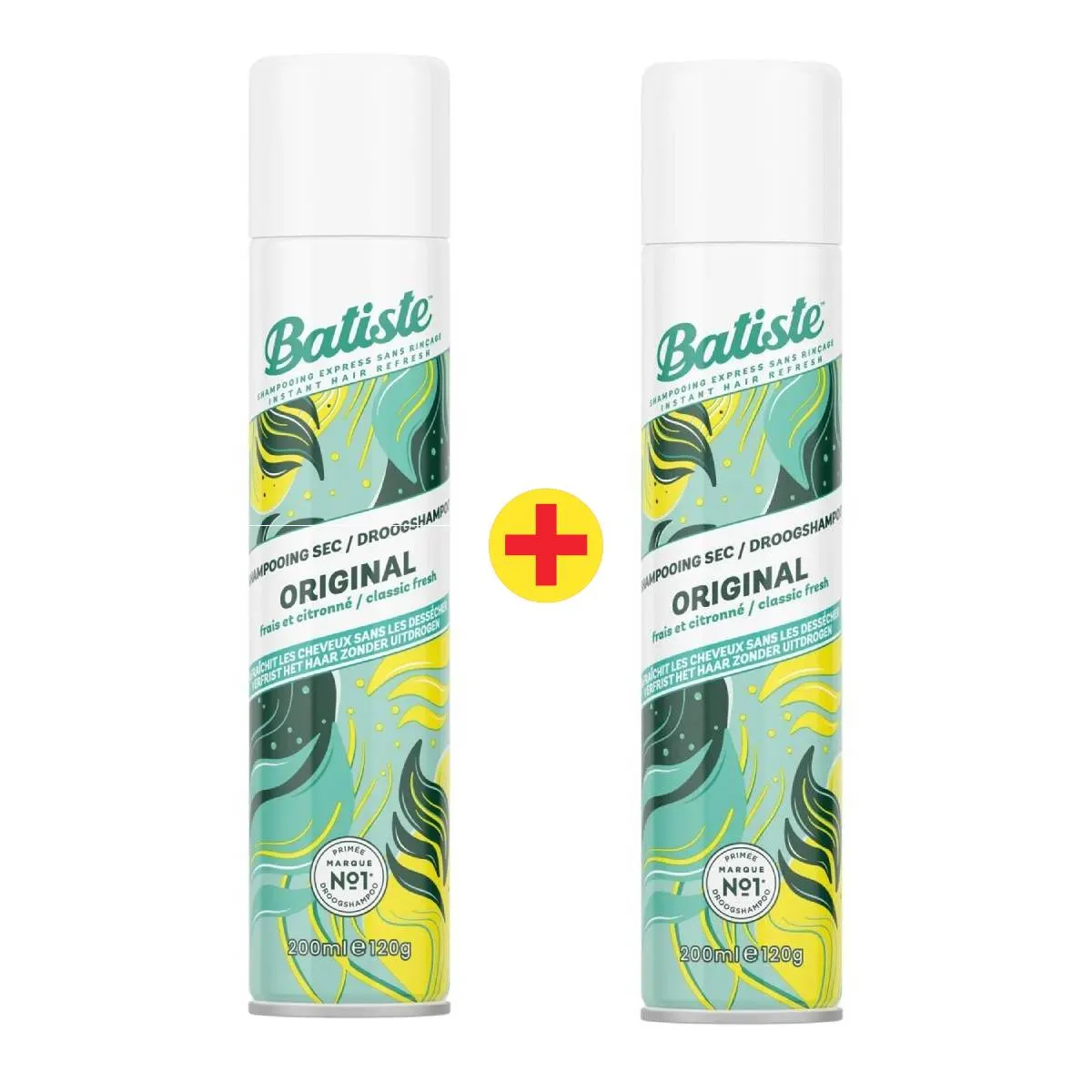 Shampoing sec Original 200ml 1+1 gratuit - BATISTE