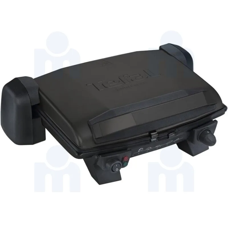 Grill Panini TEFAL Toast Expert 1800W – Ouverture 180° & Plaques Antiadhésives – Noir - GC1918TR