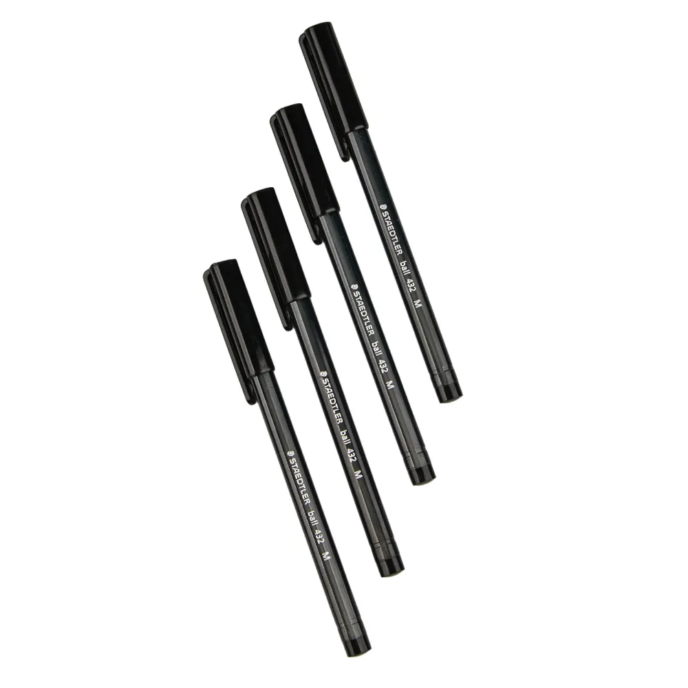 4 Stylos couleur noir - STAEDTLER