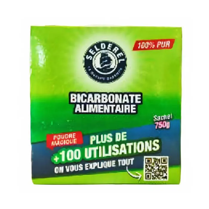 Bicarbonate alimentaire 750g - SELDEREL