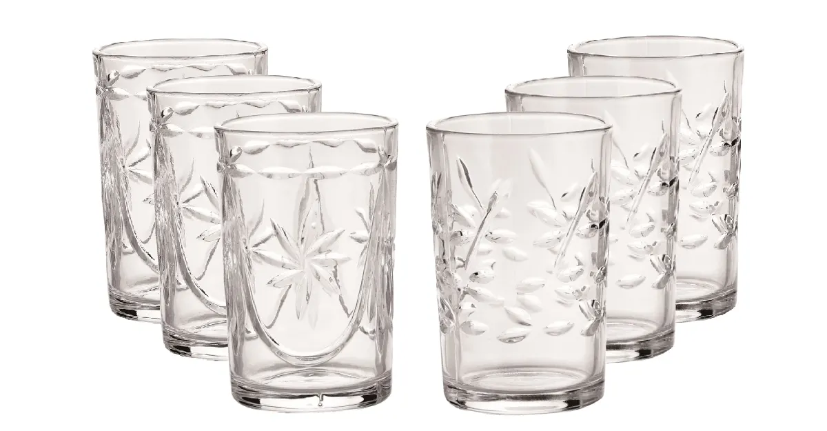 6 Verres à thé 177ml