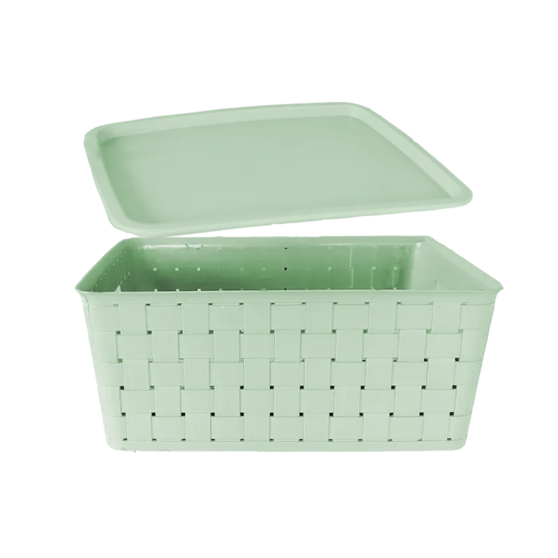 Boîte de rangement avec couvercle moyen modèle