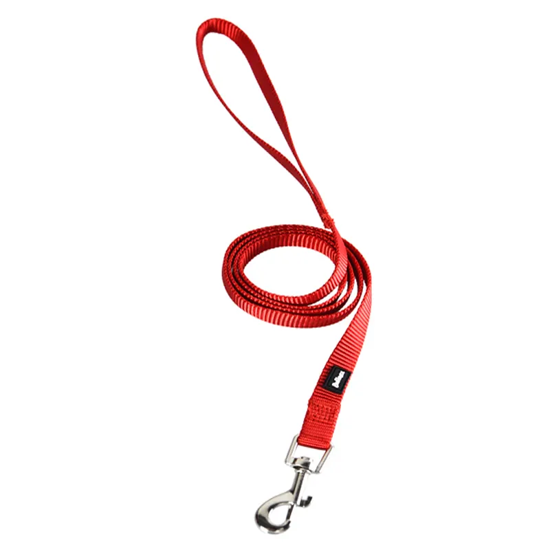 Laisse - BUBIMEX - Rouge - 20 mm - 100 cm - Pour Chien et Chat